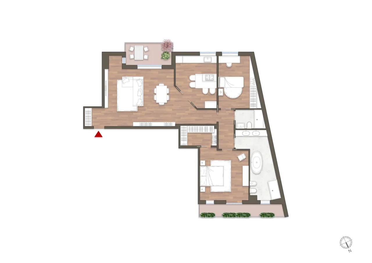 living - Pasteur 16 - Living - Dils - Planimetria - 1