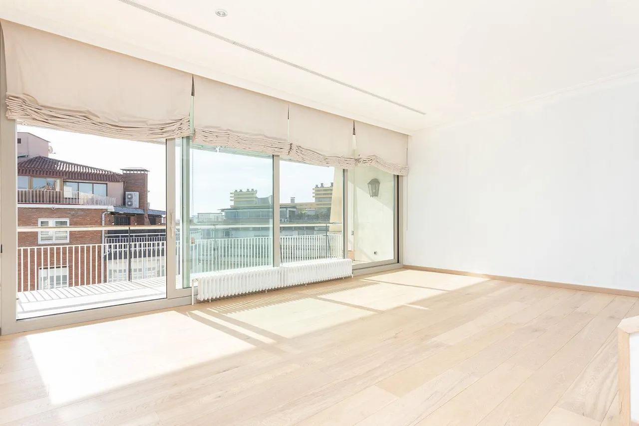 living - Ático de 240 m² con 20 m² de terraza en venta en Turó Park - gallery - 8