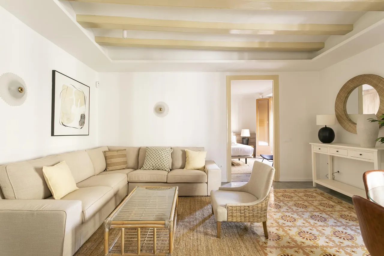 living - Piso de 87m² en venta en Gótico, Barcelona - gallery - 5