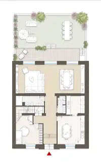 living - Goldoni 24 - Living - Dils - Plan d'étage thumbnail - 1