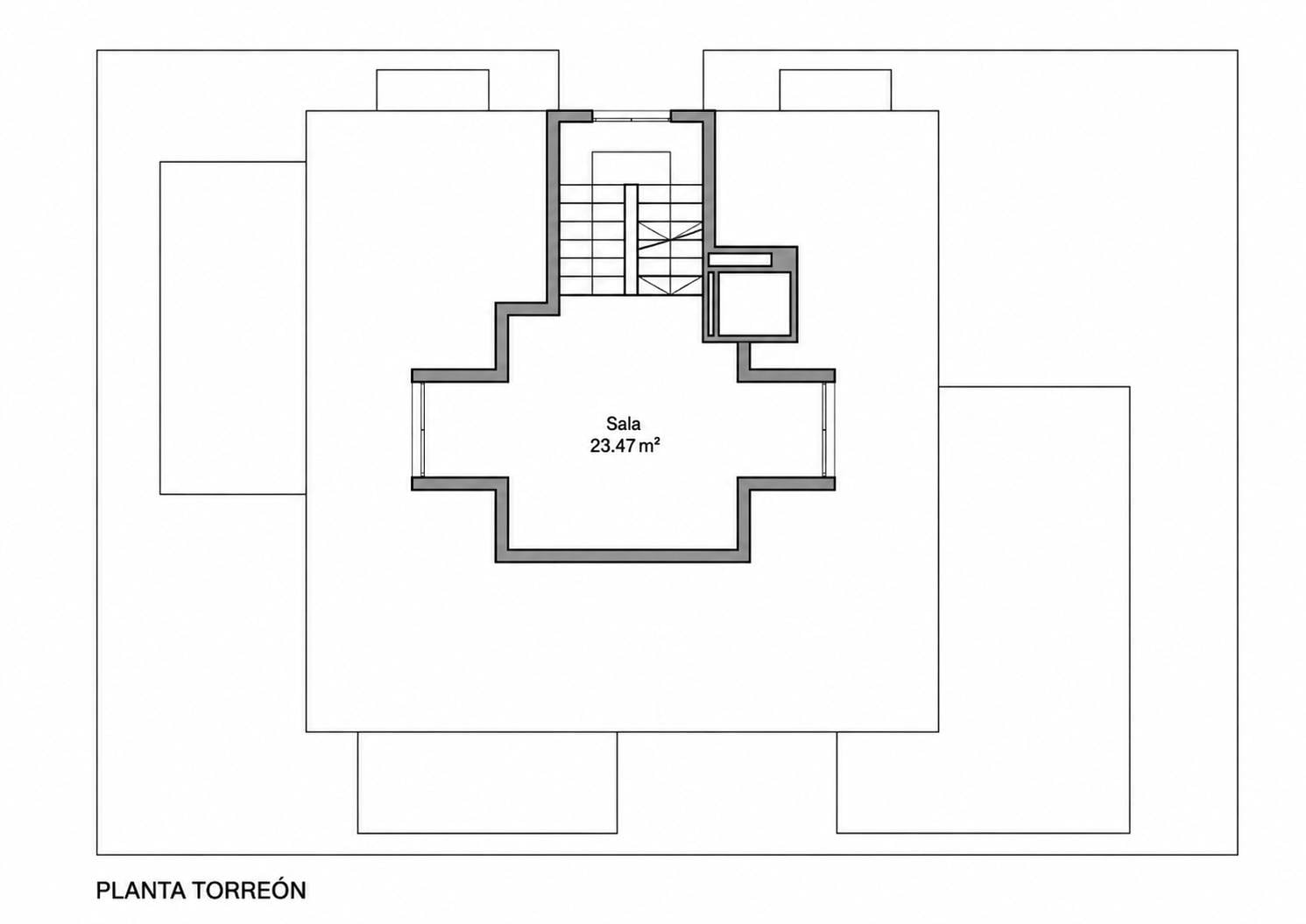 living - 558m² house / villa for sale in Alfinach, Valencia - Floor Plan - 3