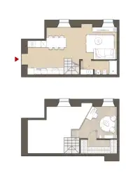 living - Paisiello 7 - Living - Dils - Floor Plan thumbnail - 1