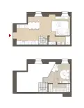 living - Paisiello 7 - Living - Dils - Planimetria thumbnail - 1
