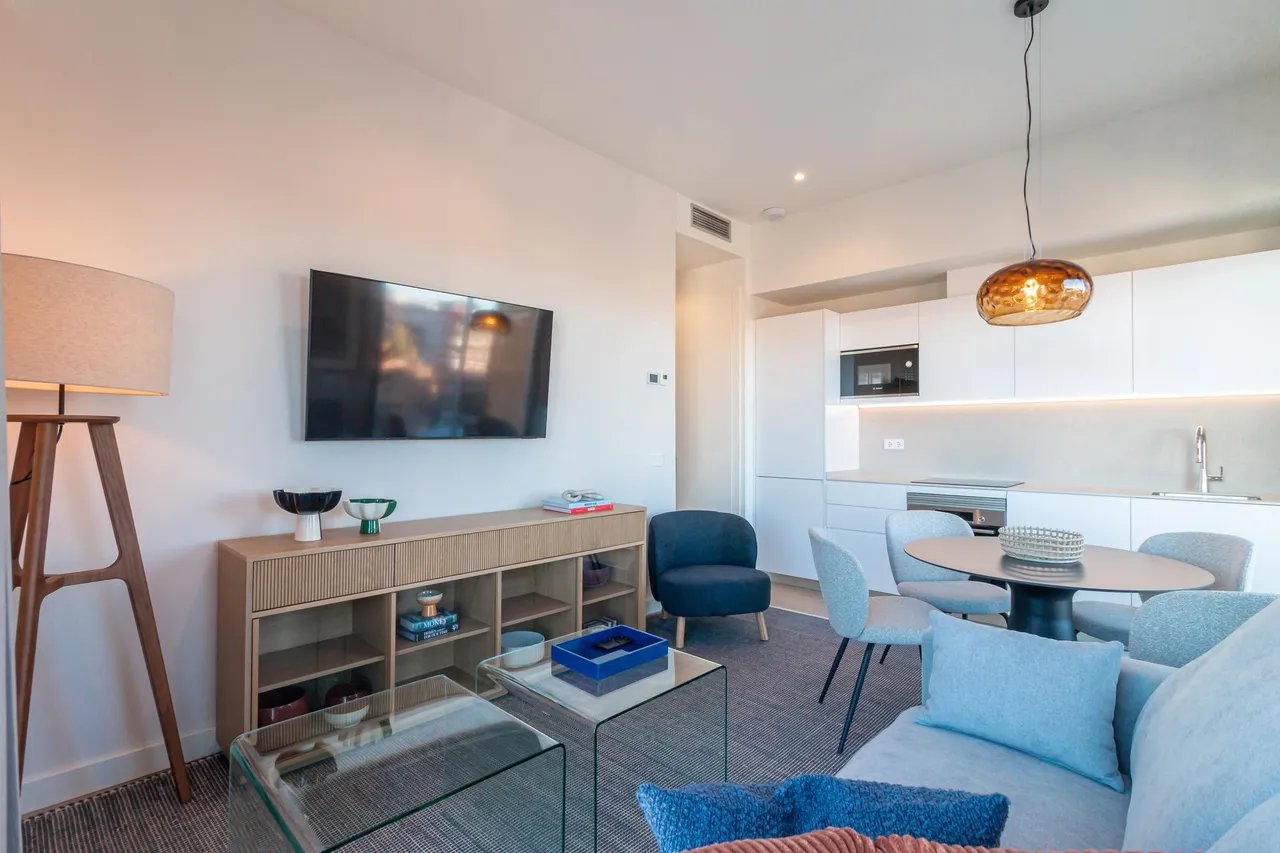 living - Piso de 120m² en alquiler en Arturo Soria, Madrid - gallery - 4