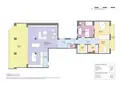 living - 240m² penthouse with 108m² terrace for sale in Les Corts - Floor Plan thumbnail - 3