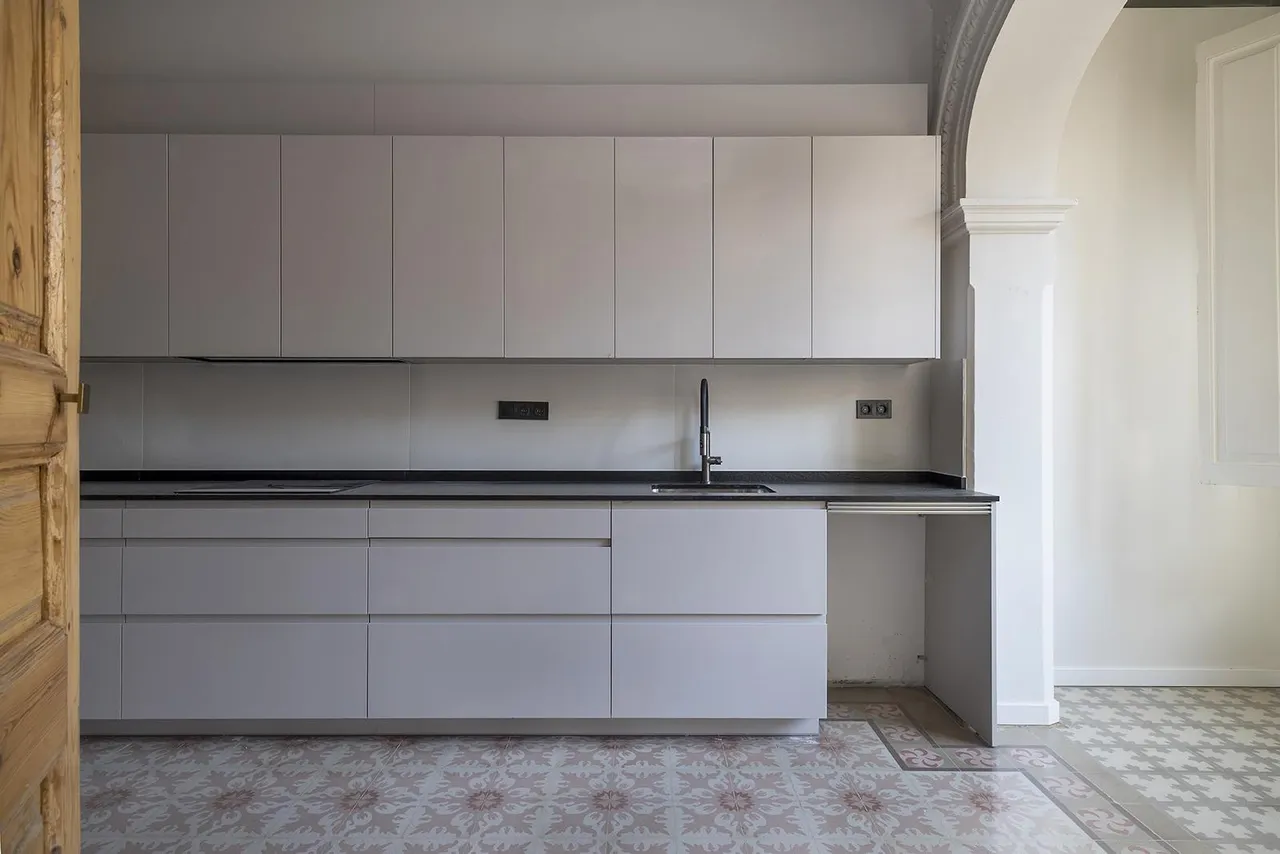 living - Piso de 200m² en alquiler en Eixample Derecho, Barcelona - gallery - 6