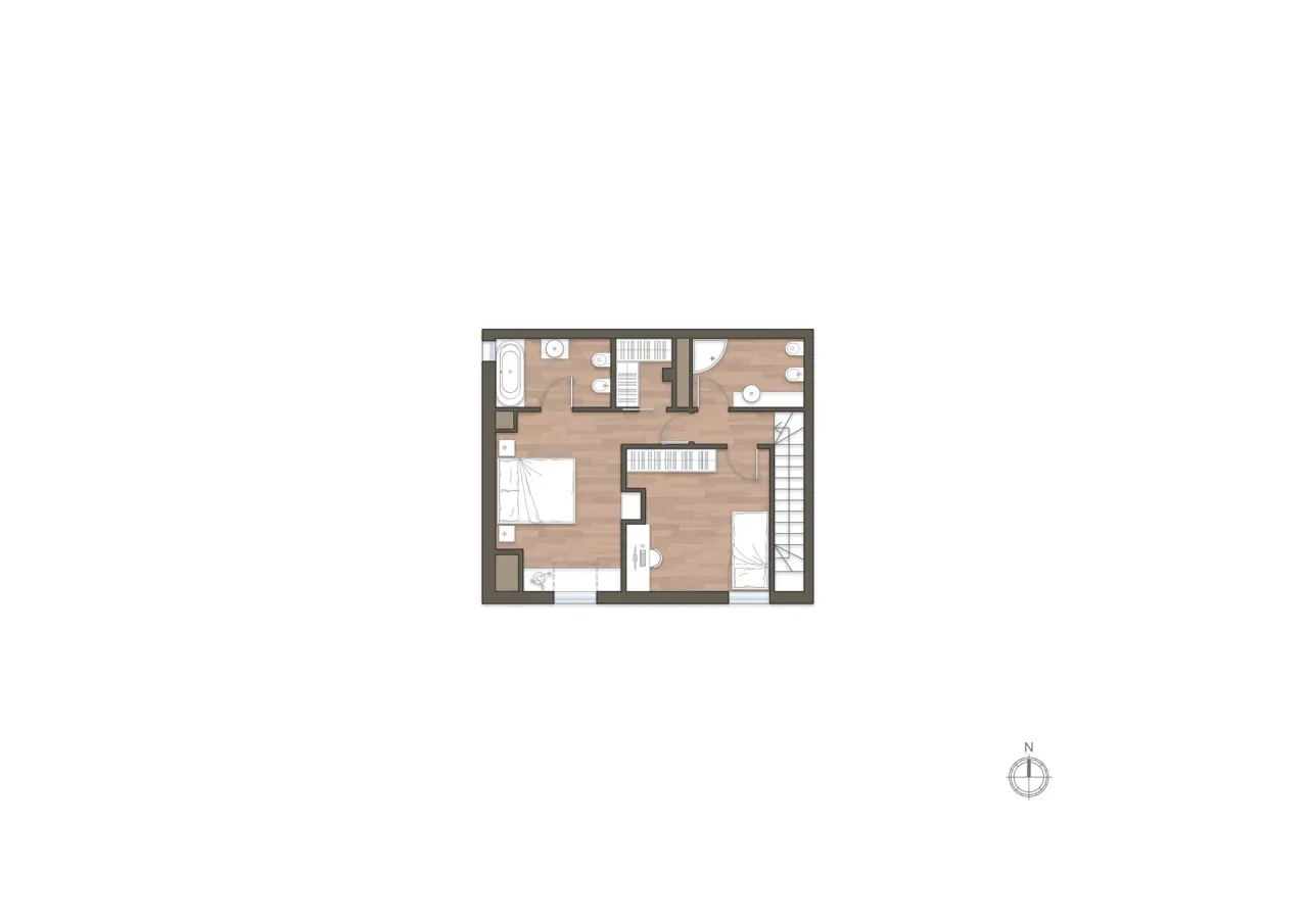 living - De Sanctis 41 - Living - Dils - Plan d'étage - 2