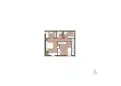 living - De Sanctis 41 - Living - Dils - Plan d'étage thumbnail - 2