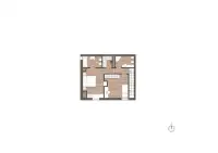 living - De Sanctis 41 - Living - Dils - Plan d'étage thumbnail - 2