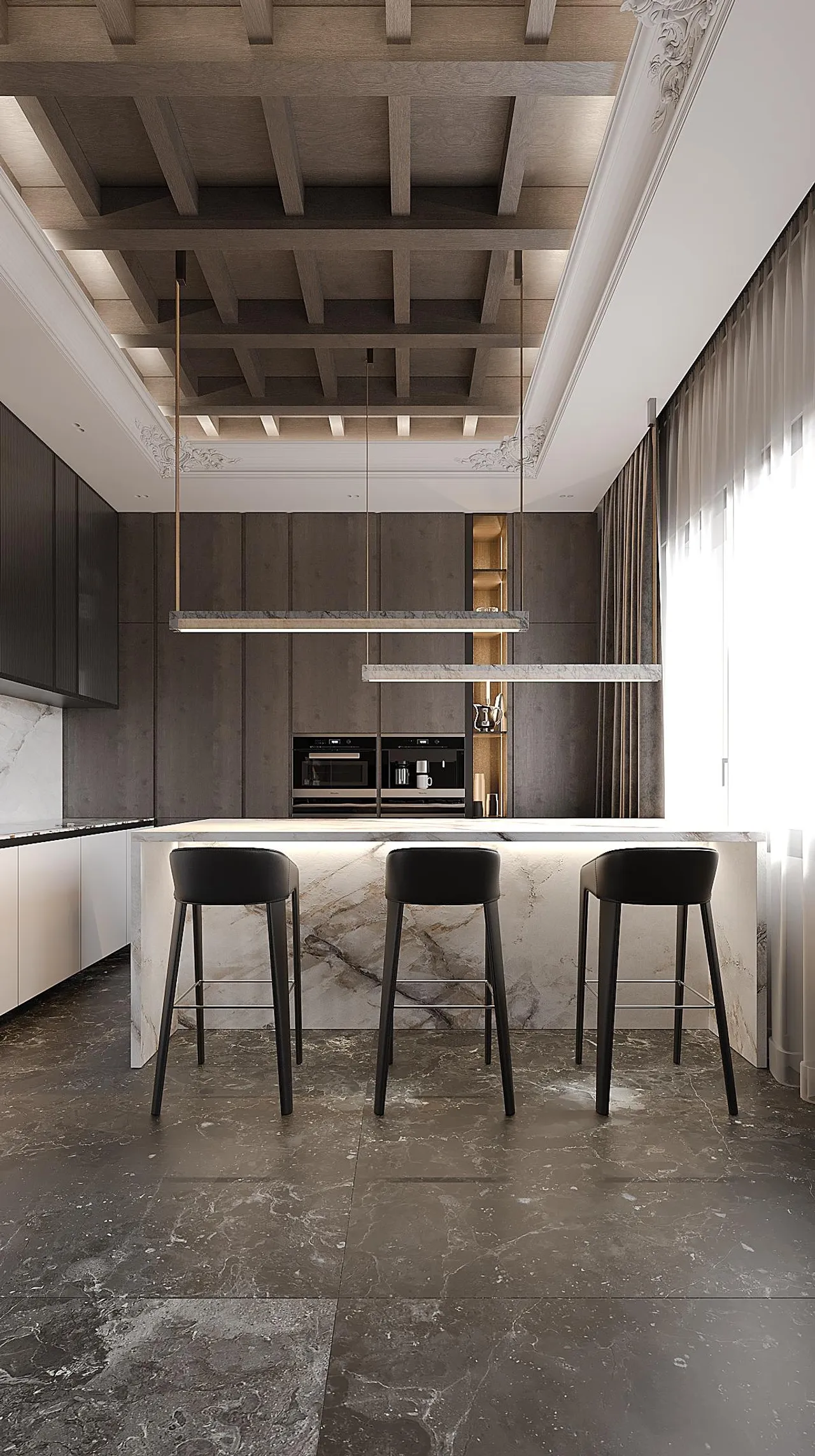 living - 390m² apartment for sale in Turó Park, Barcelona - gallery - 8