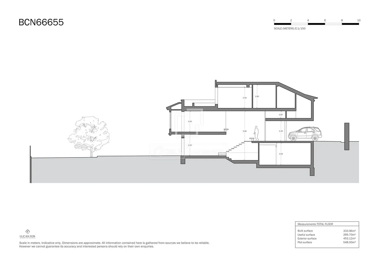 living - 334m² house / villa with 300m² garden for sale in Pedralbes - Floor Plan - 5