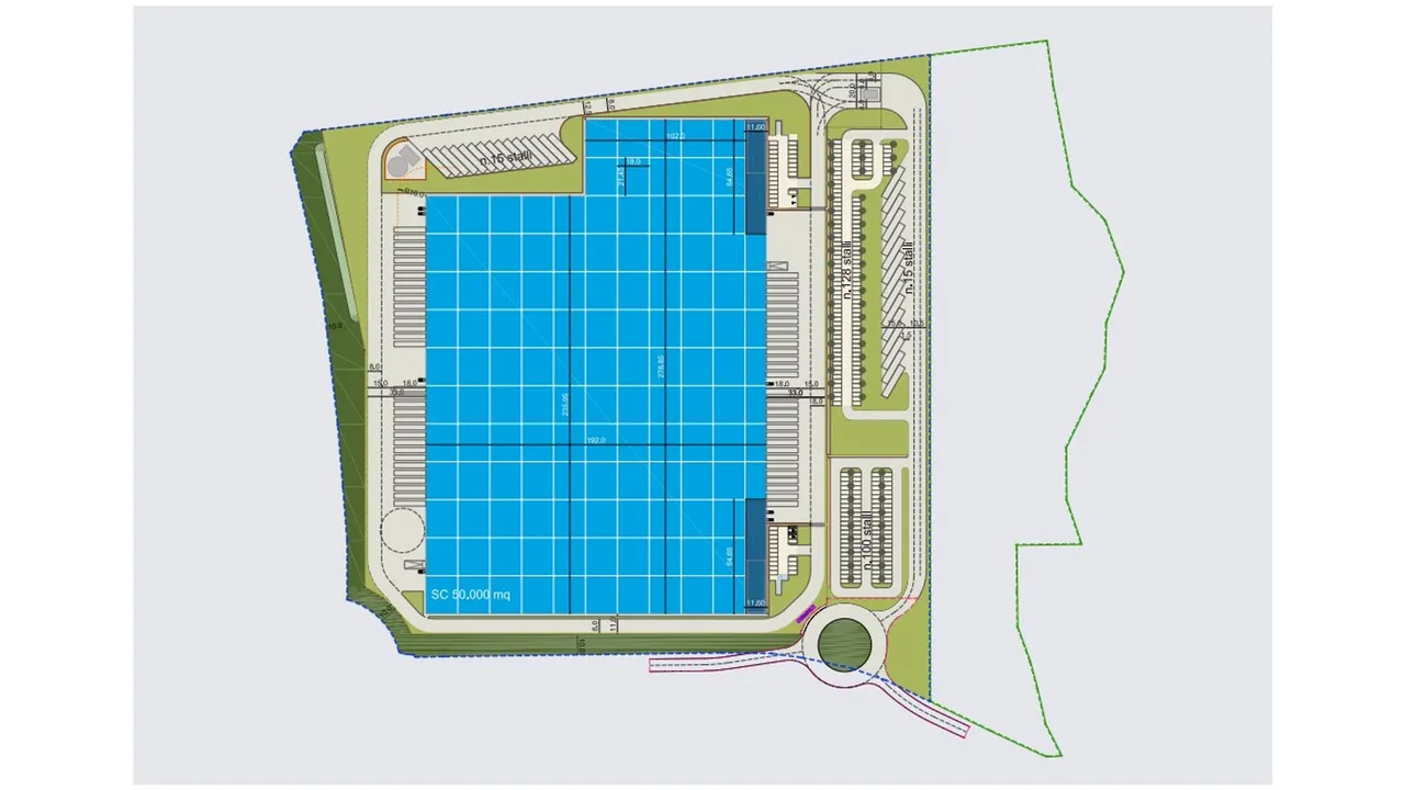 logistics - West Bergamo - Logistics - Dils - Verdiepingsplan - 1