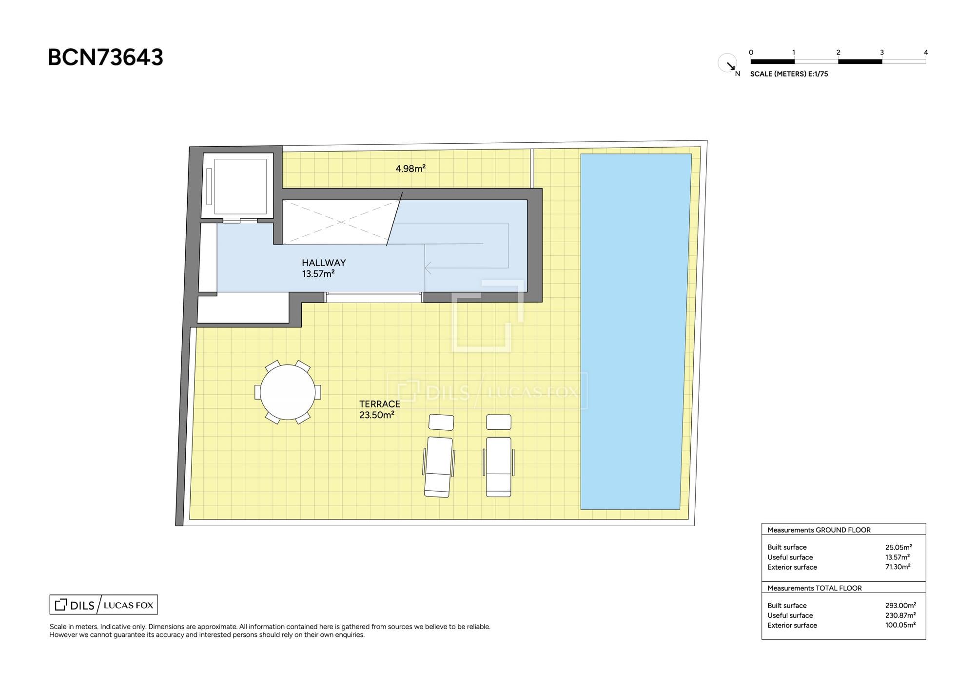 living - Casa / villa de 293m² con 100m² terraza en venta en Gràcia - Plano del piso - 4