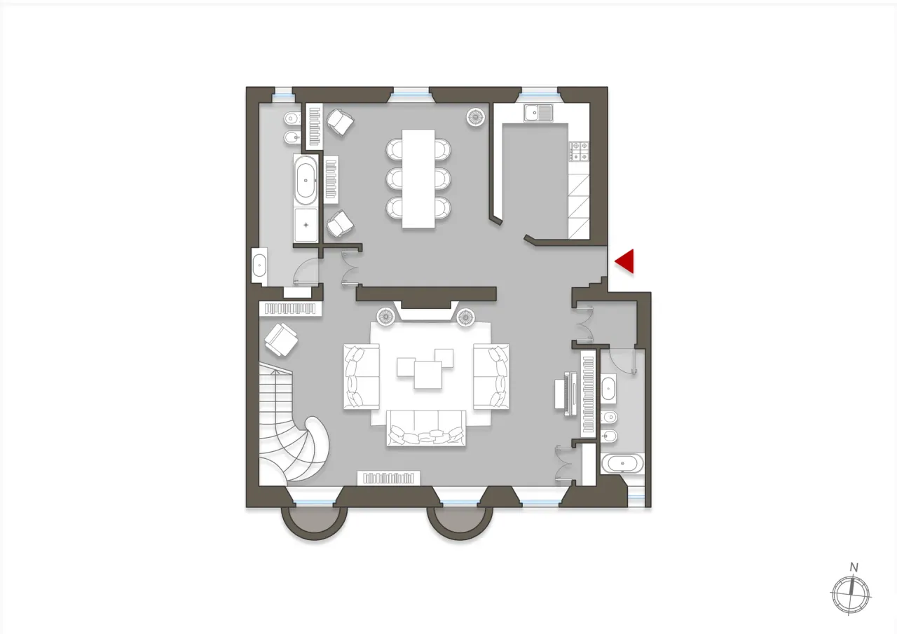 living - Tabacchi 15 - Living - Dils - Floor Plan - 1