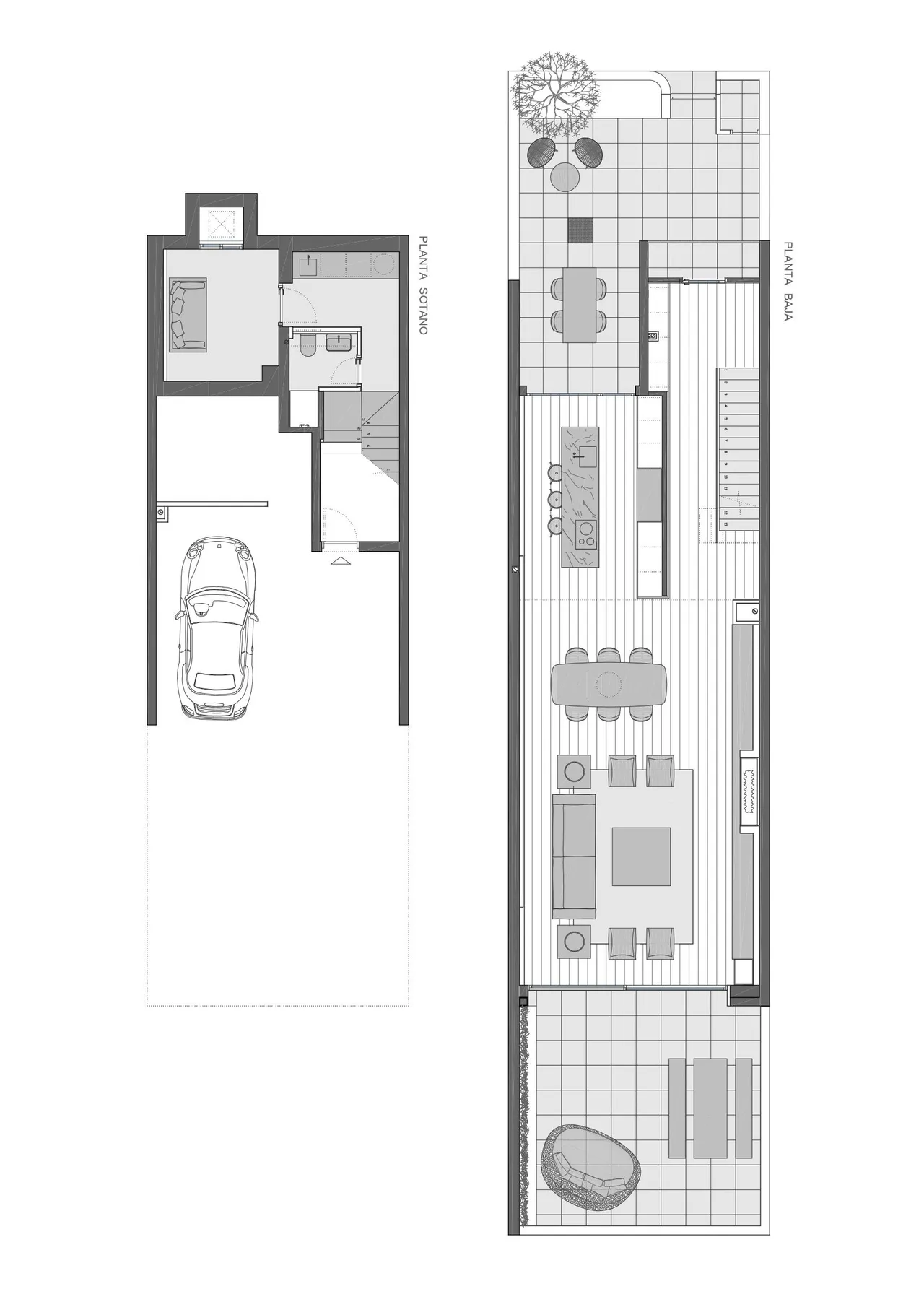 living - Casa / villa de 318m² en venta en Godella / Rocafort - Plano del piso - 1
