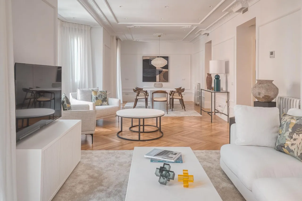 living - Piso de 192m² en venta en Castellana, Madrid - gallery - 8