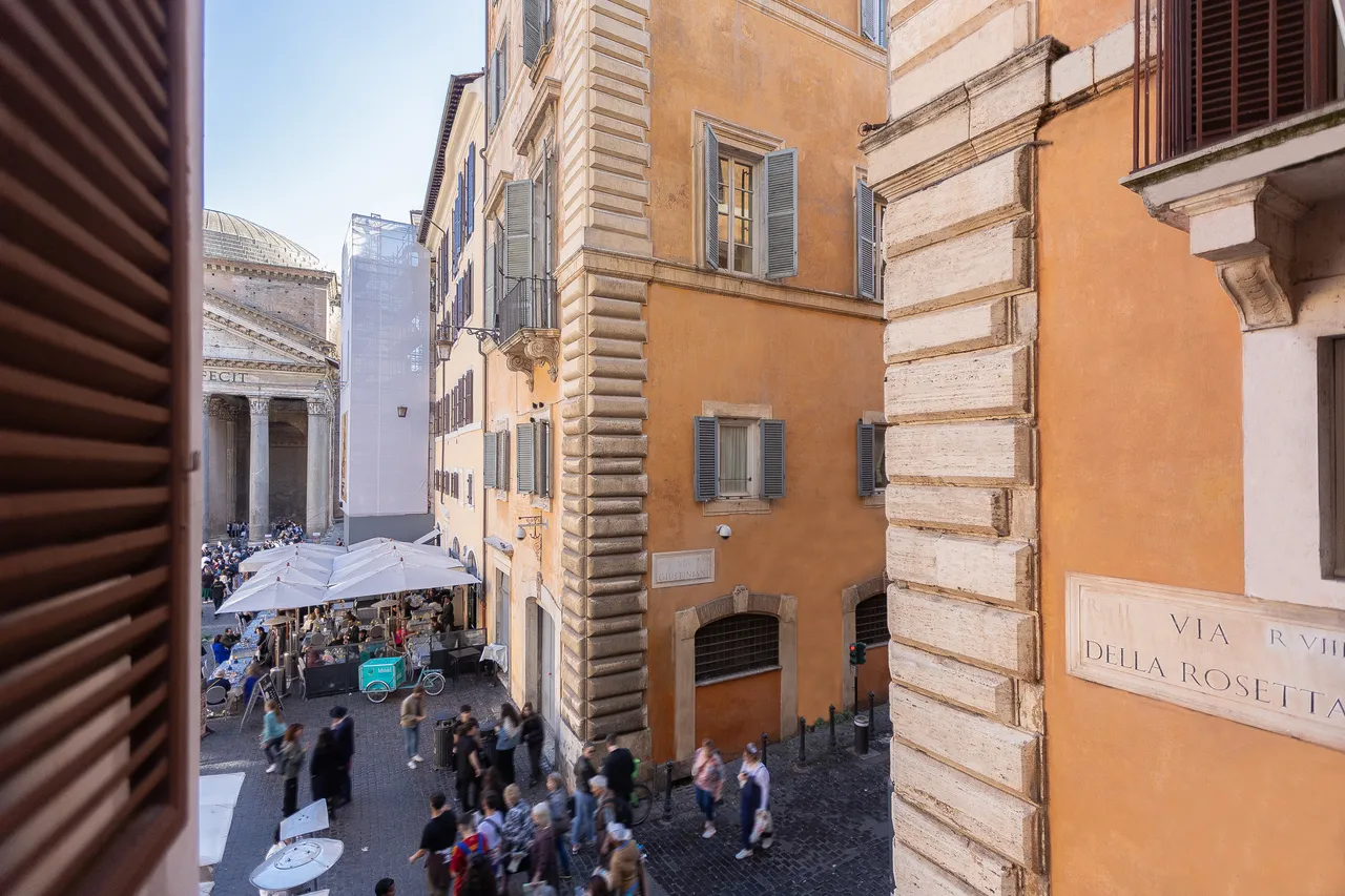 living - Three-room apartment for sale via della Rosetta 11 Rome - gallery - 3