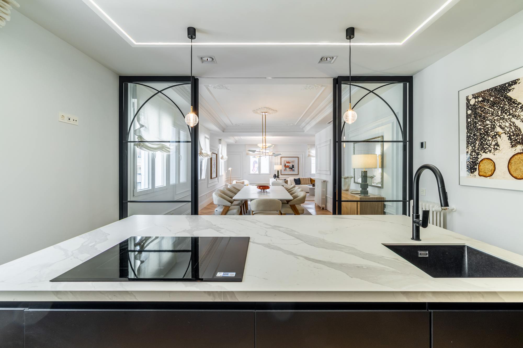 living - 316m² apartment for sale in Goya, Madrid - gallery - 8