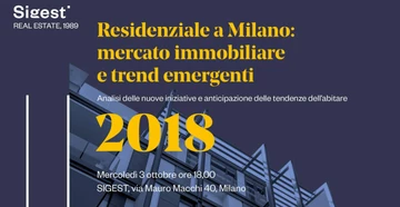 Sigest, residential market: sales in new developments up by 32% - featured