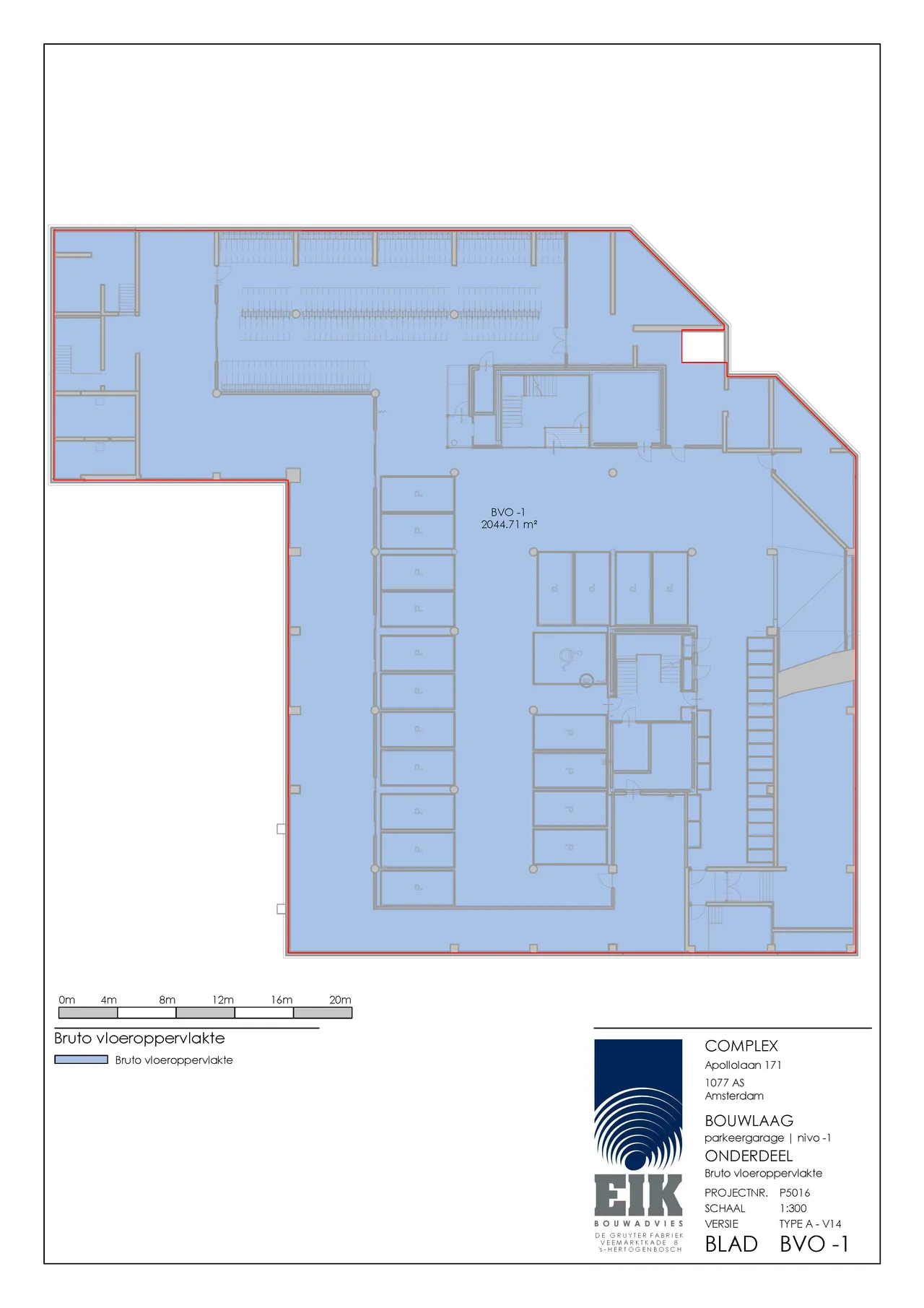 office - Apollolaan 171 - Office - Dils - Verdiepingsplan - 1