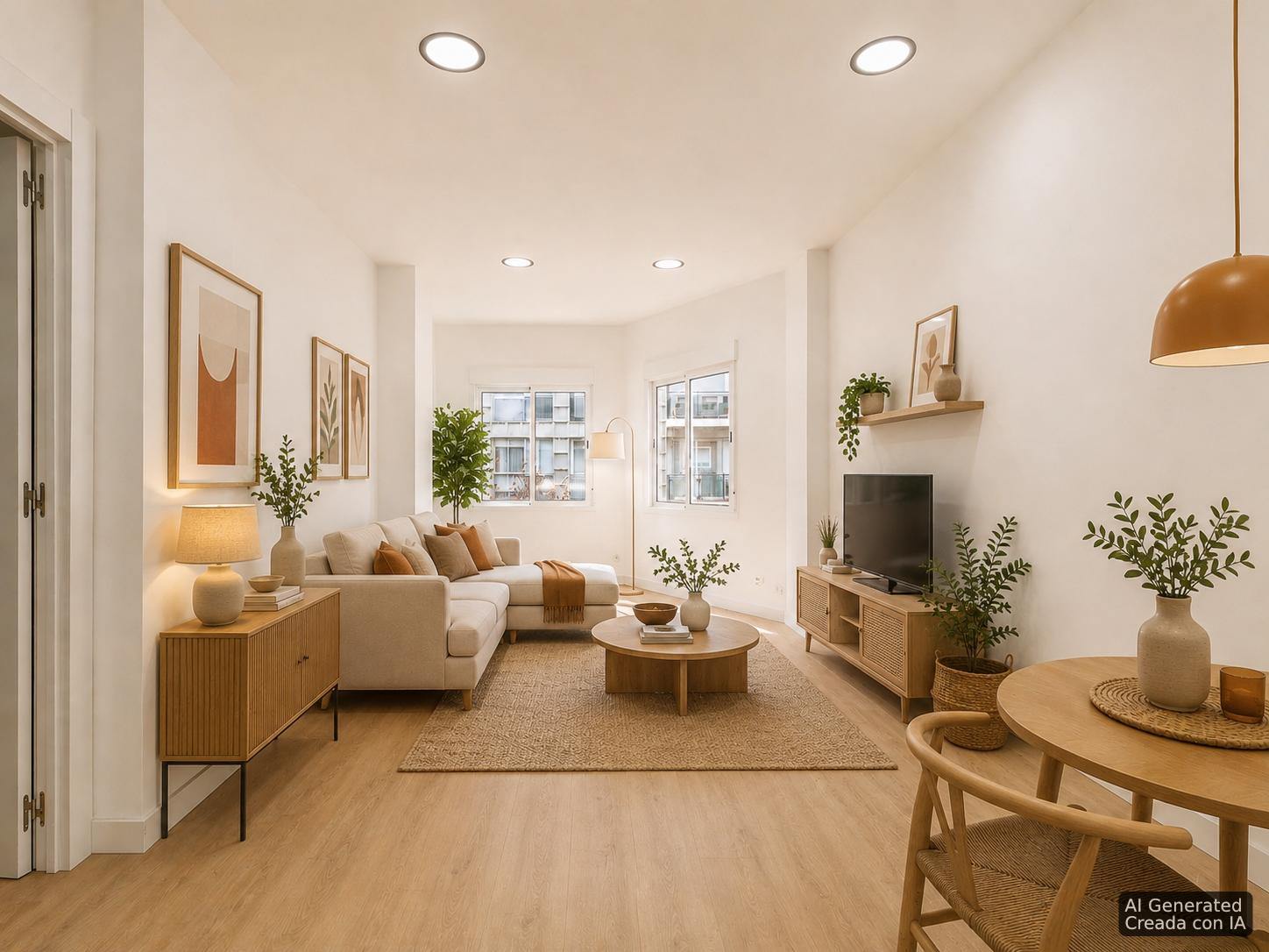 living - Piso de 66m² en venta en Sant Gervasi - Galvany, Barcelona - gallery - 4