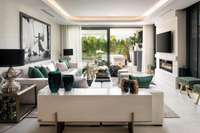 living - Nueva Promoción de Apartamentos de Lujo en una ubicación envidiable en la Milla de Oro de Marbella - gallery thumbnail - 6