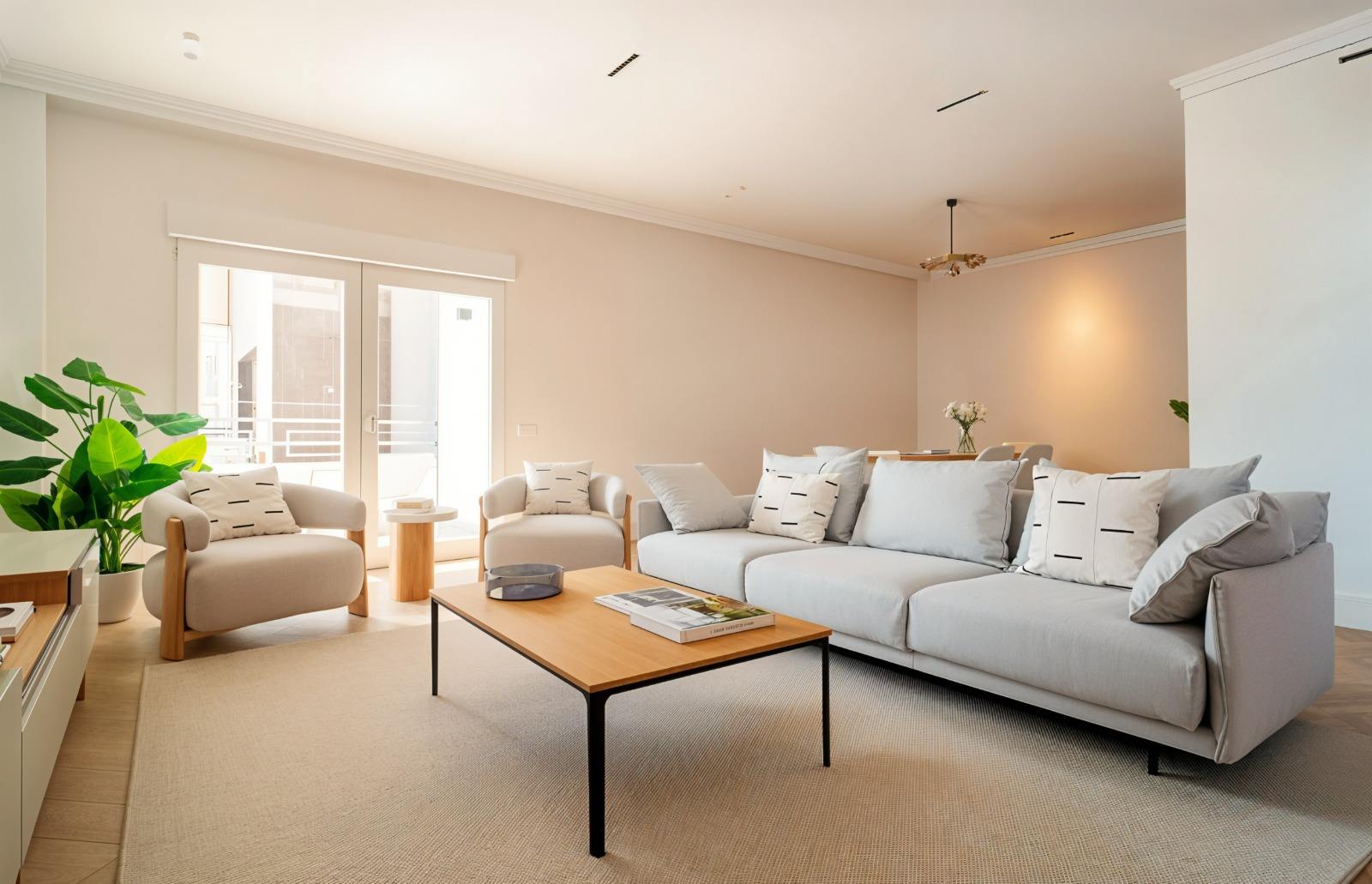 living - Piso de 228m² en venta en El Viso, Madrid - gallery thumbnail - 3