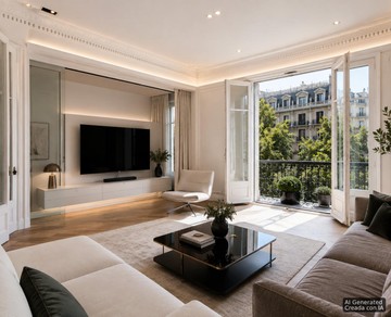 living - Piso de 302m² con 8m² terraza en venta en Sant Gervasi - Galvany - featured