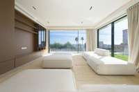 living - New promotion of villas in Santa Eulalia with sea views and private pools - gallery thumbnail - 5