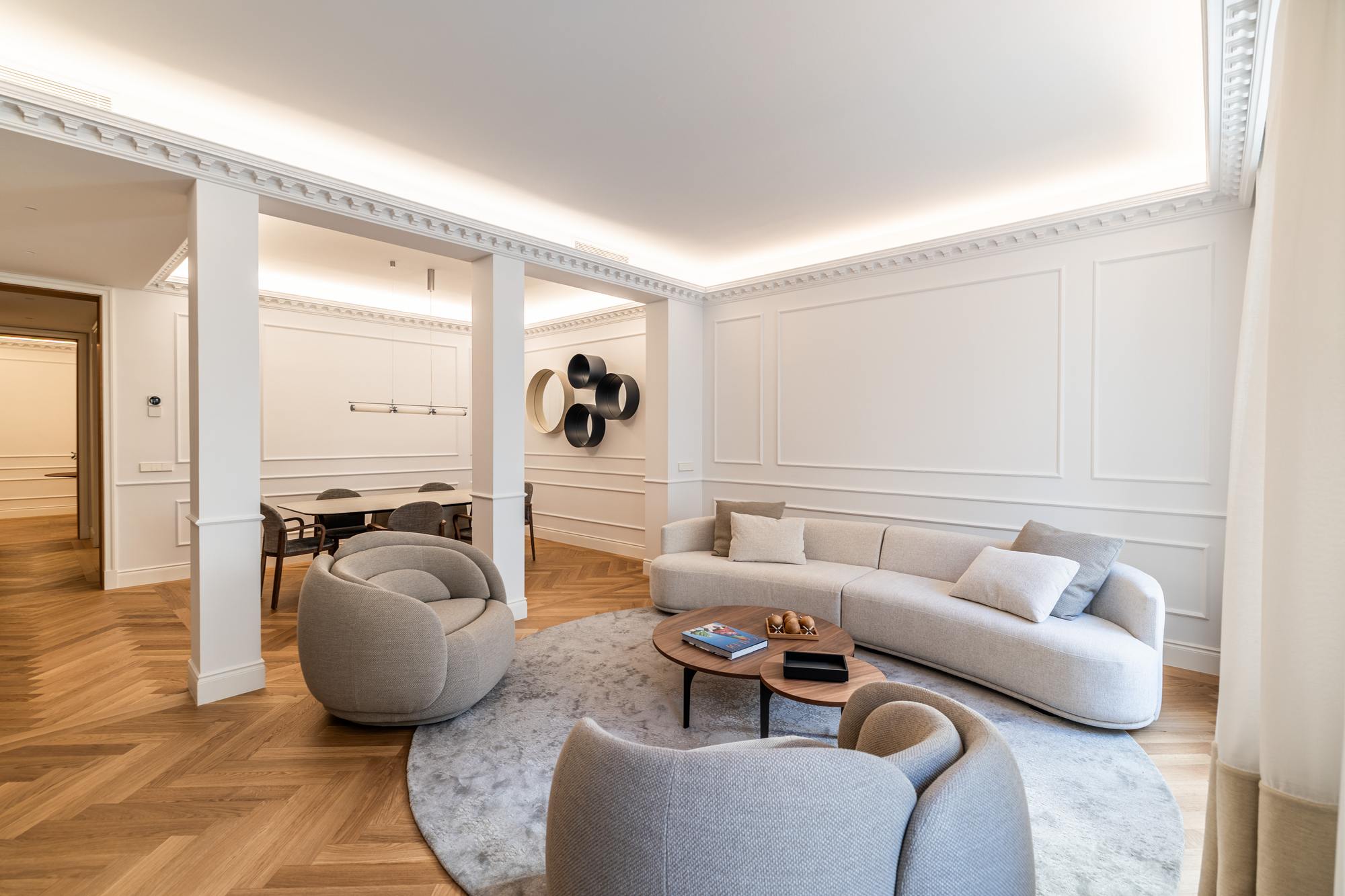 living - Piso de 185m² en venta en Recoletos, Madrid - gallery thumbnail - 7