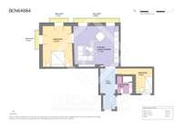 living - Piso de 82m² en venta en Gótico, Barcelona - Plano del piso thumbnail - 1