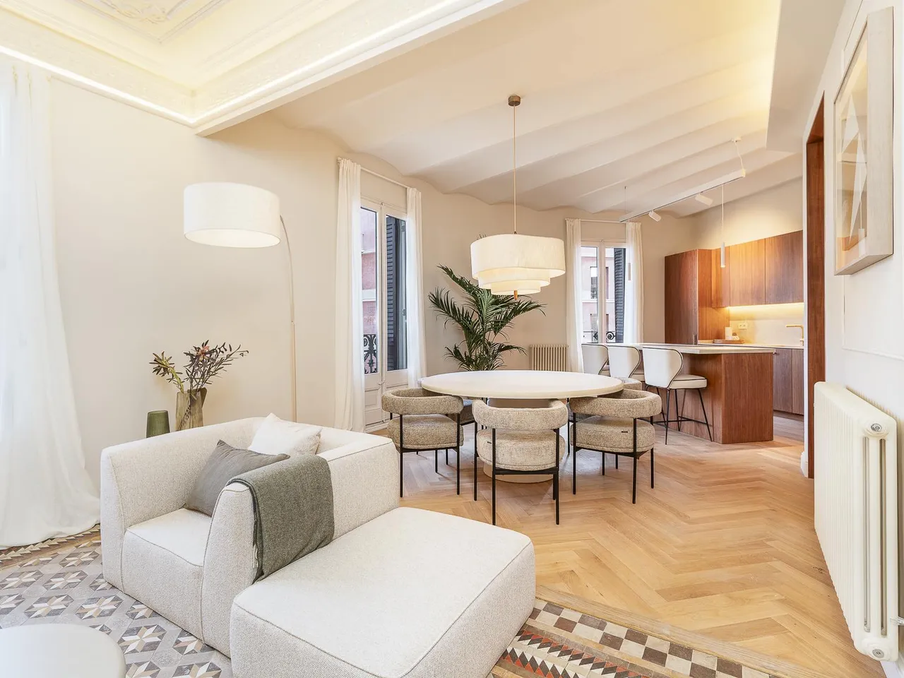 living - Piso de 183m² en venta en Eixample Derecho, Barcelona - gallery - 8
