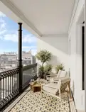 living - 175m² apartment with 12m² terrace for sale in Eixample Right - gallery thumbnail - 3