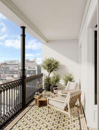 living - Piso de 175m² con 12m² terraza en venta en Eixample Derecho - gallery thumbnail - 3