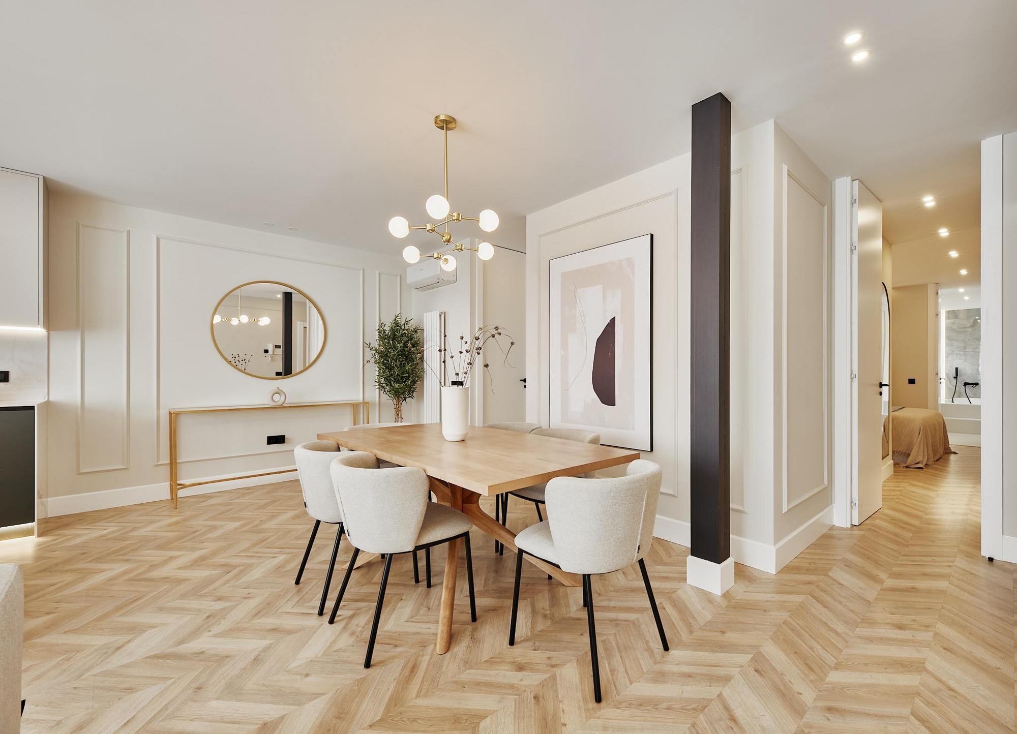 living - 133m² apartment for sale in Lista, Madrid - gallery thumbnail - 4