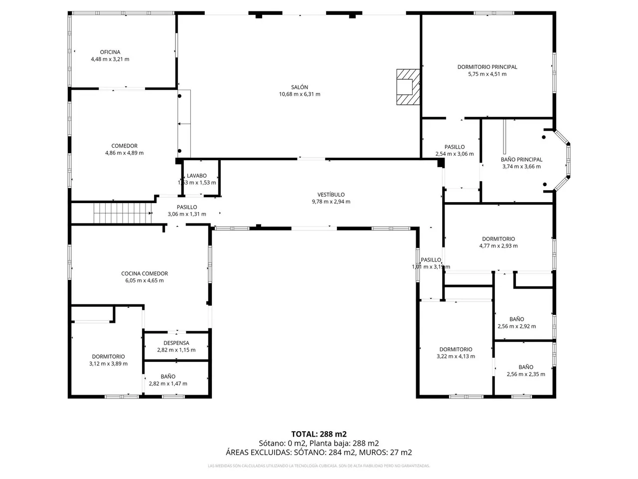 living - Casa / villa de 671m² con 800m² de jardín en venta en Puerto Banús - Plano del piso - 1