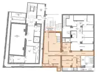 retail - San Fedele 4 - Detailhandel - Dils - Verdiepingsplan thumbnail - 3