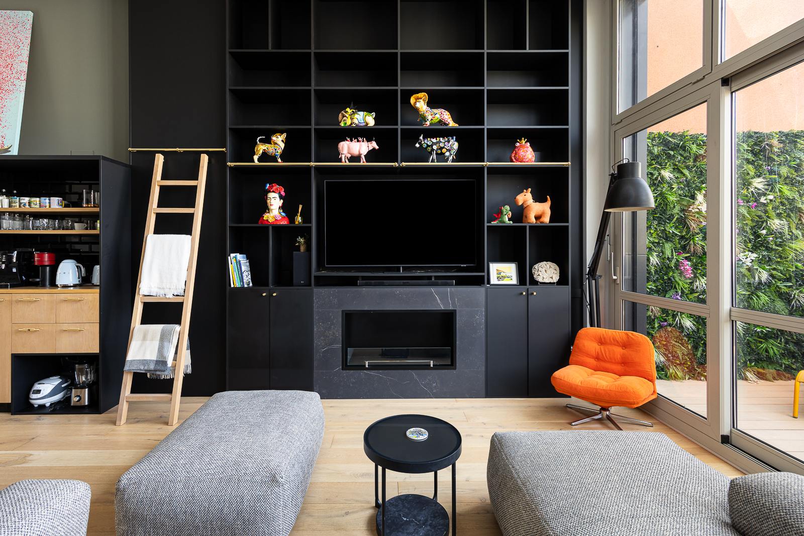 living - Ático de 130m² en venta en Eixample Izquierdo, Barcelona - gallery thumbnail - 10