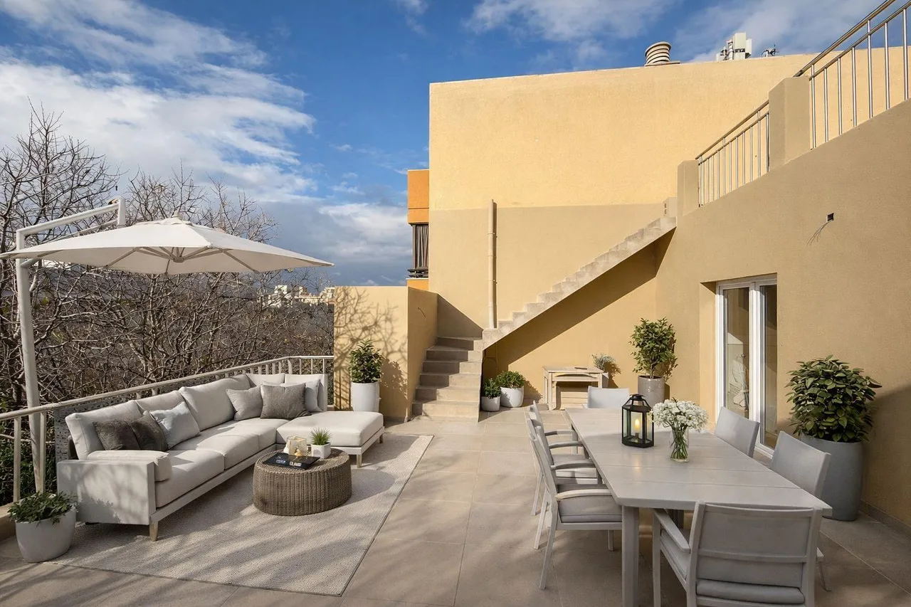 living - Piso de 95m² con 150m² terraza en venta en Palma de Mallorca - gallery - 2