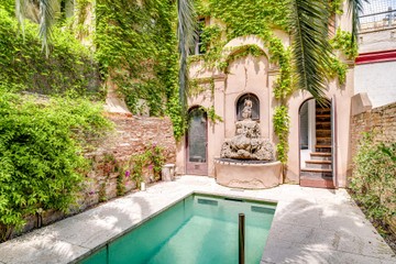 living - Piso de 226m² con 101m² terraza en venta en Gótico - featured