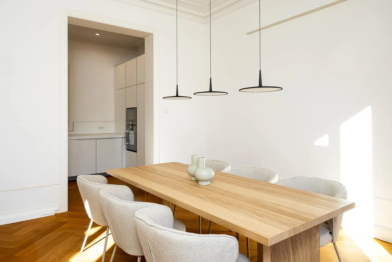 living - Piso de 170m² en alquiler en Eixample Derecho, Barcelona - gallery - 7