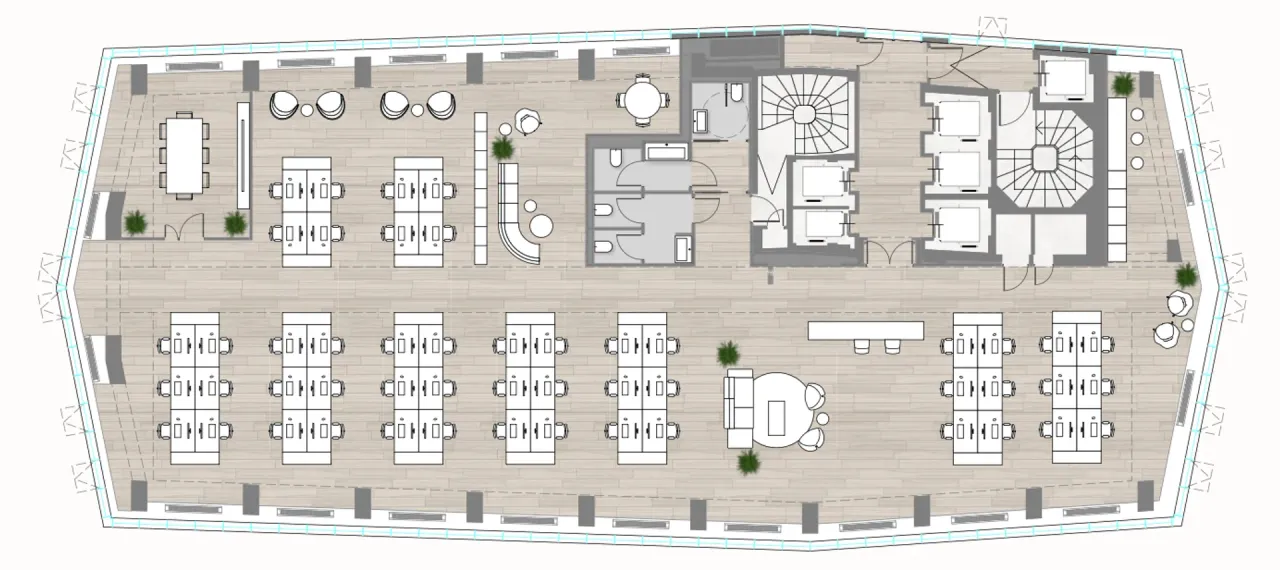 office - Filzi 25 - Office - Dils - Plan d'étage - 1