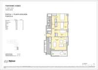 living - 131m² apartment with 8m² terrace for sale in Peñagrande - Floor Plan thumbnail - 1