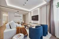 living - 144m² apartment with 11m² terrace for sale in Lista, Madrid - gallery thumbnail - 4