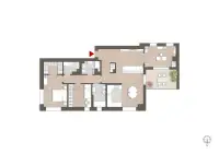 living - Terenzio 1 - Living - Dils - Plan d'étage thumbnail - 1