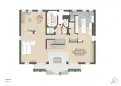 living - Puccini 3/5 | Attico - Living - Dils - Floor Plan thumbnail - 2