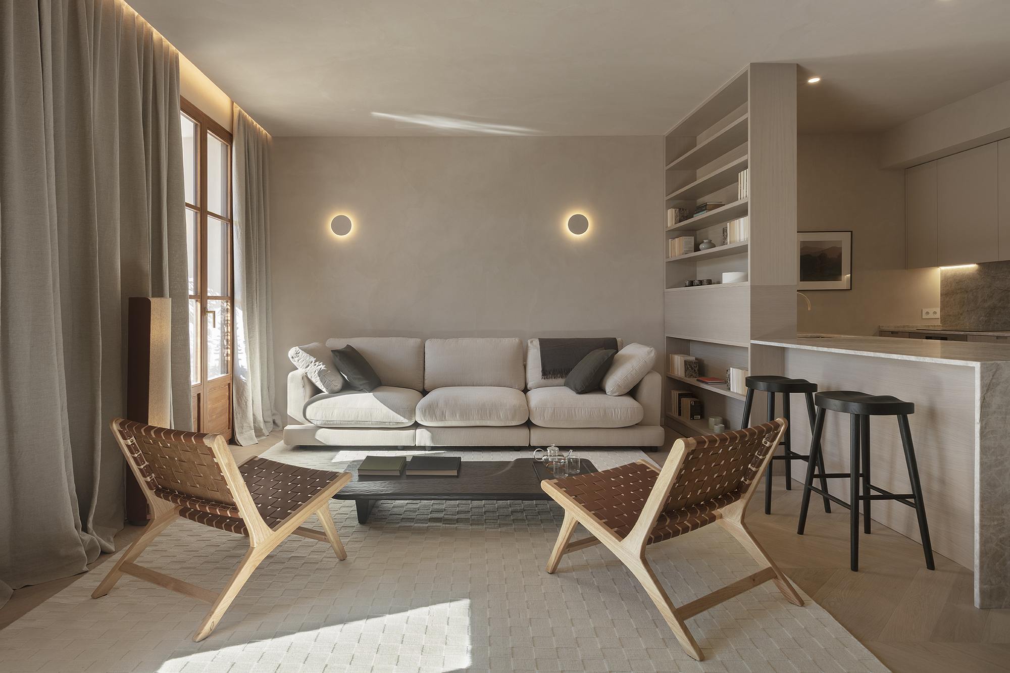living - Ático de 103m² con 54m² terraza en venta en El Born - gallery thumbnail - 9