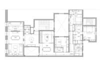 living - 252m² apartment for sale in Almagro, Madrid - Floor Plan thumbnail - 1