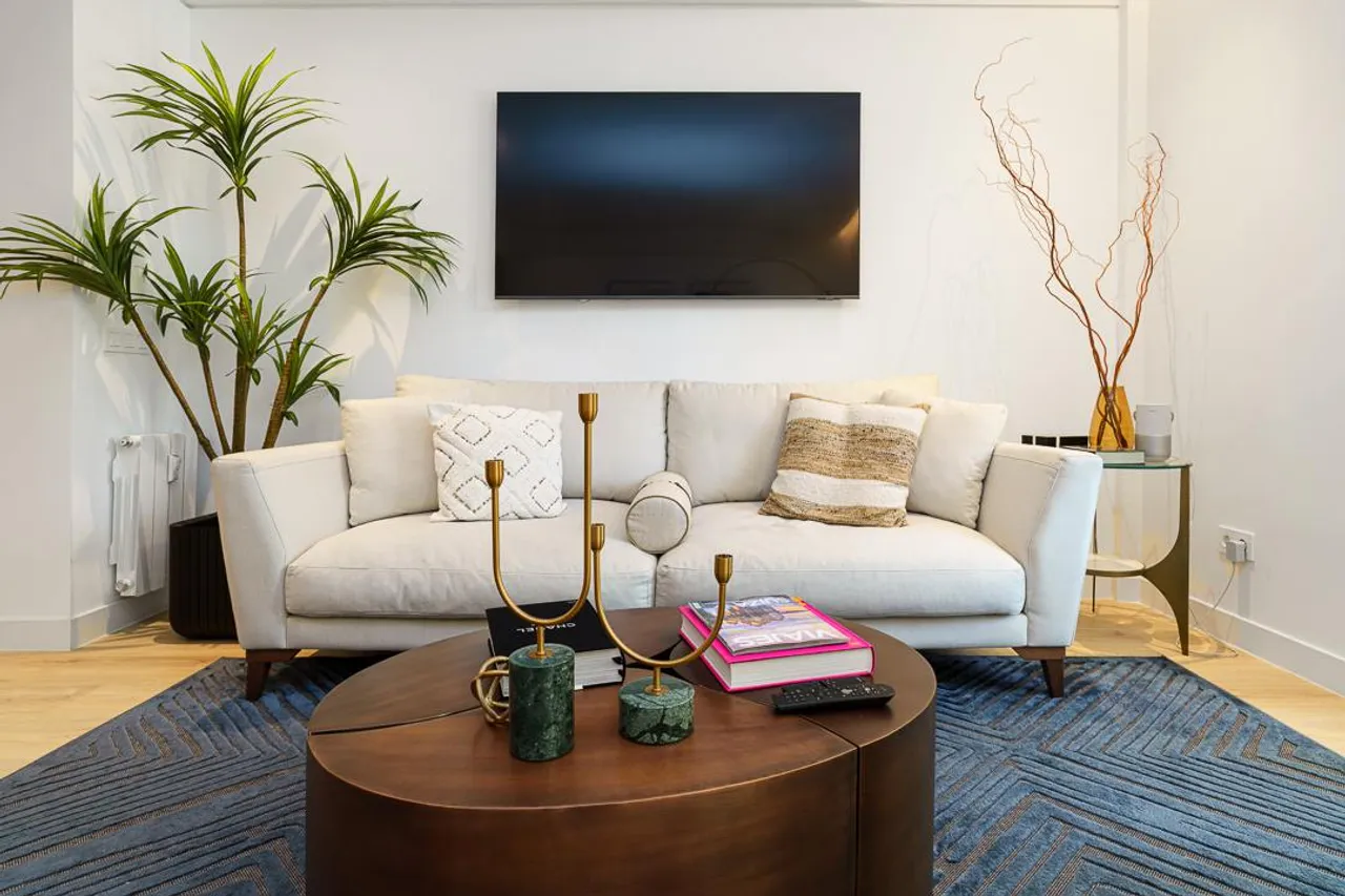living - Piso de 160m² en alquiler en Goya, Madrid - gallery - 4
