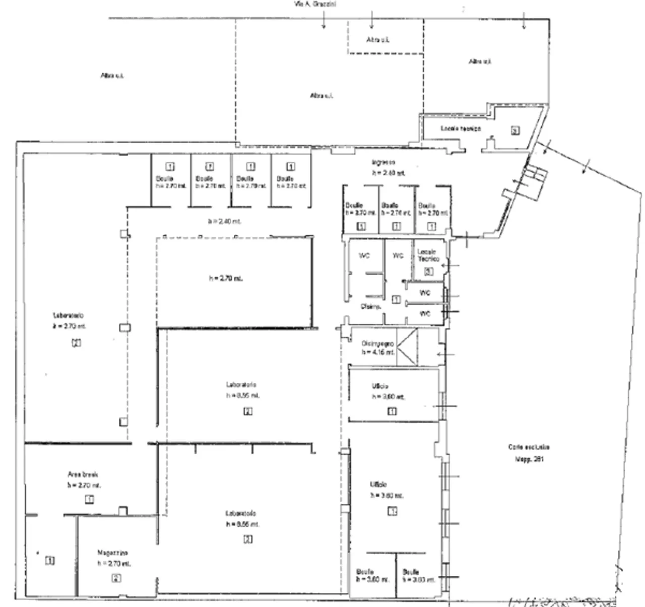 office - Grazzini 14 - Office - Dils - Plano del piso - 1